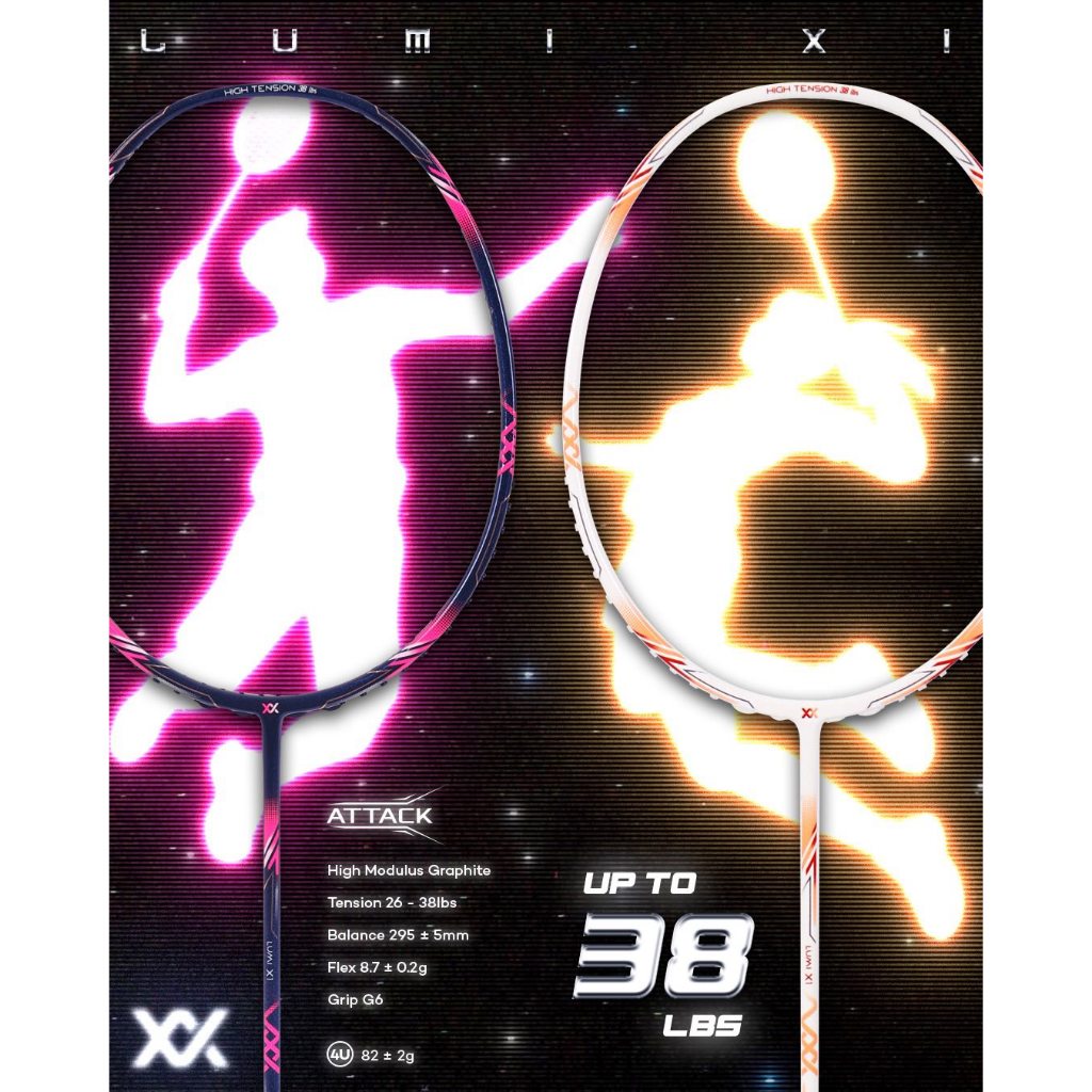 MAXX LUMI X1 RACKET (FREE STRING AND GRIP) | Shopee Malaysia