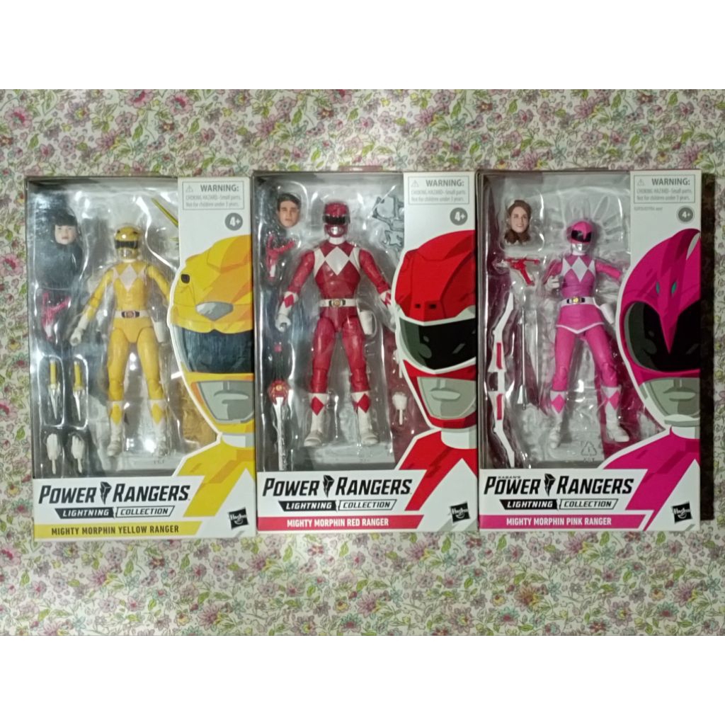 Power Rangers Lightning Collection 6 Inch MMPR Mighty Morphin Power ...