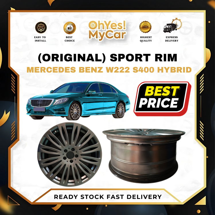 MERCEDES BENZ RIM CAR ACCESSORIES KERETA SERVICE ORIGINAL RIM MERCEDES ...