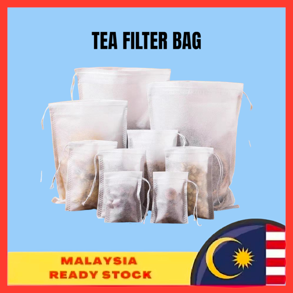 【READY STOCK 现货】Tea Filter Bag Net Strainer Beg Uncang Teh Penapis ...