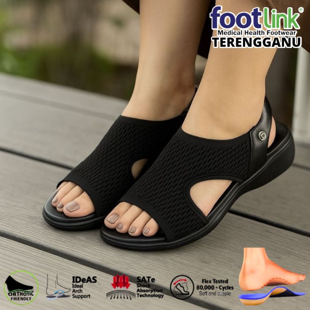 Footlink LW 61-349 Medical Health Women Sandal | Shopee Malaysia