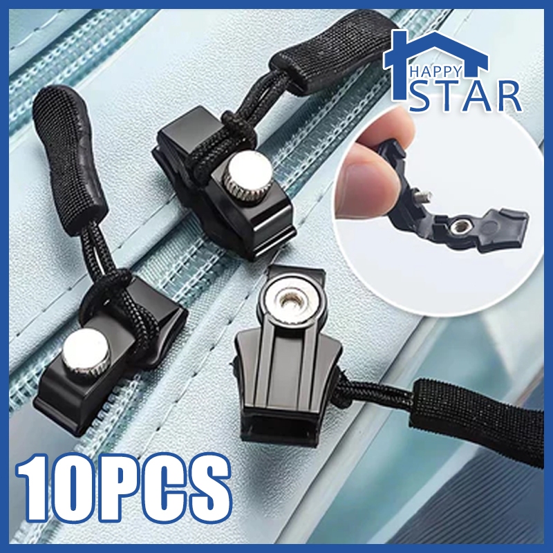 10Pcs Instant Zipper Pull - Metal Zipper Head Repairing Kit - For ...