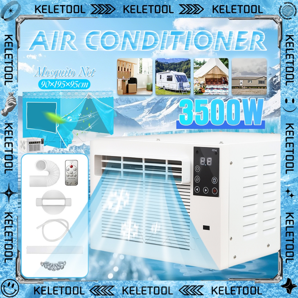 Mini air conditioner Portable Window air conditioner for Outdoor Tent ...