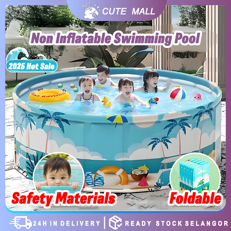 [Free Return]Non Inflatable Swimming Pool 1-5 people Fast Open Family ...
