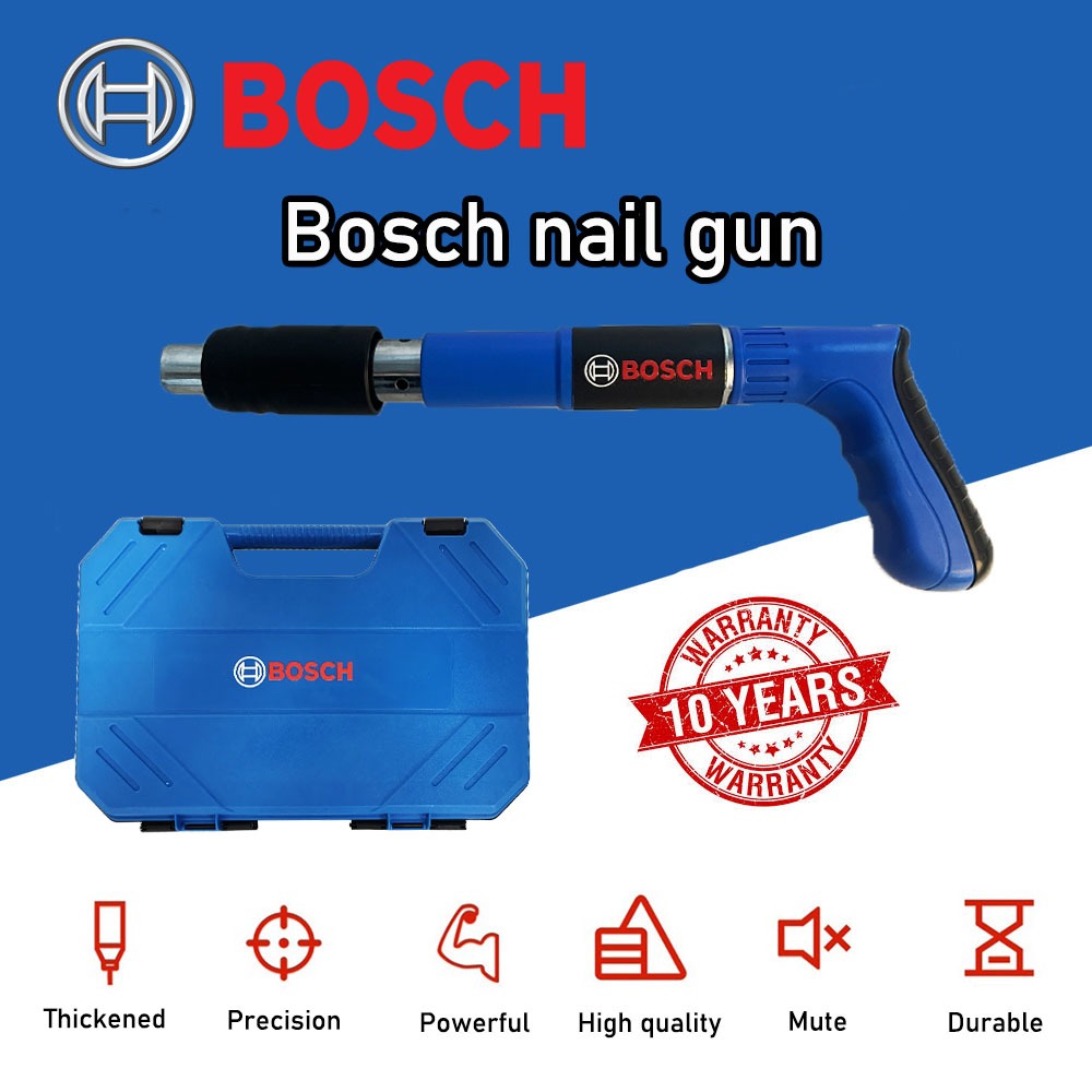 Bosch spot manual steel nail gun (send 100 nails) concrete rivet tool ...