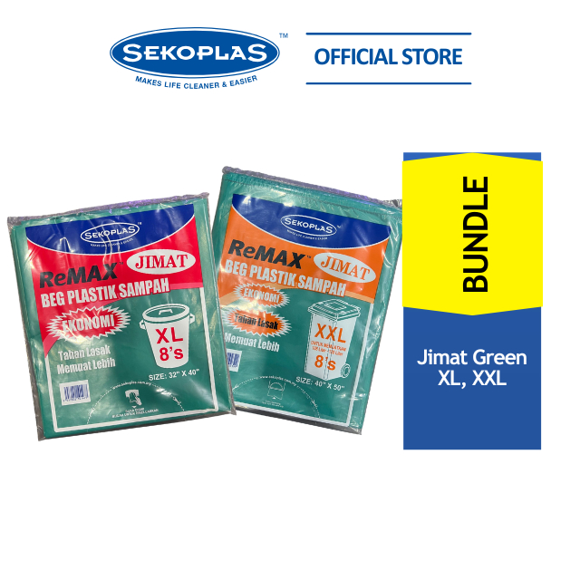 [Bundle Deal] Sekoplas Jimat Economy Green Pack | Shopee Malaysia