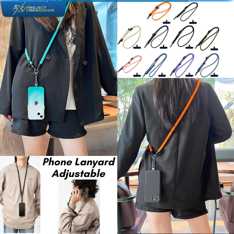 Lanyard Phone Lanyard Adjustable Neck Crossbody Strap for All ...