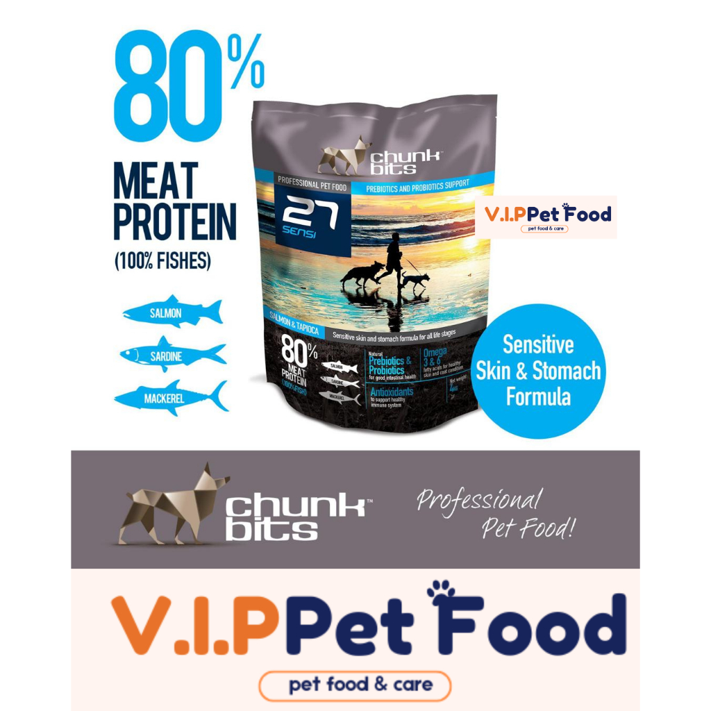 ChunkBits 27/22 Dog Food 4KG | Shopee Malaysia