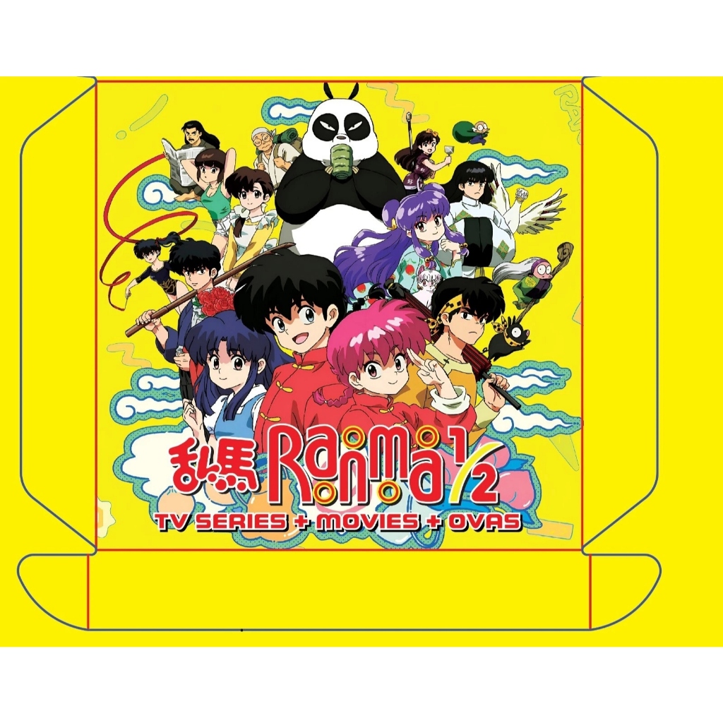Ranma 1/2 Complete Series (Vol.1-161 END & 12 Ova) Anime DVD [Fast Ship ...