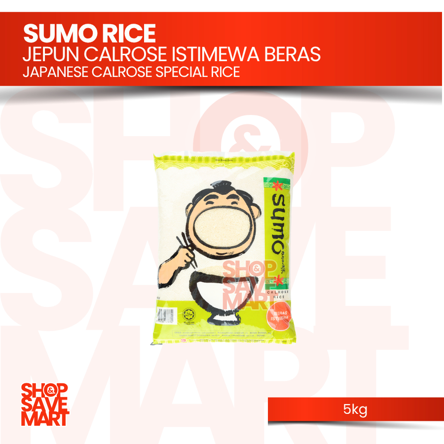 Sumo Calrose Japanese Sushi Special Rice - 5kg | Beras Sushi Beras Baby ...