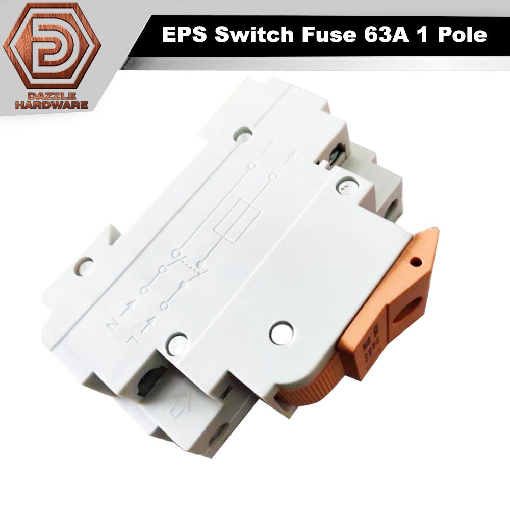 EPS Switch fuse 63A 1 pole MCB box switch fuse electrical safety switch ...