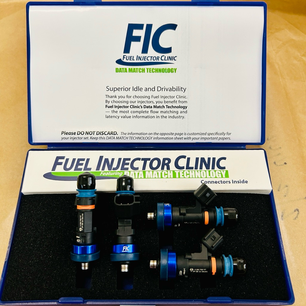 🇺🇸 FIC Fuel Injector Clinic 525cc Injectors Honda B-series & D-series 💯 ...