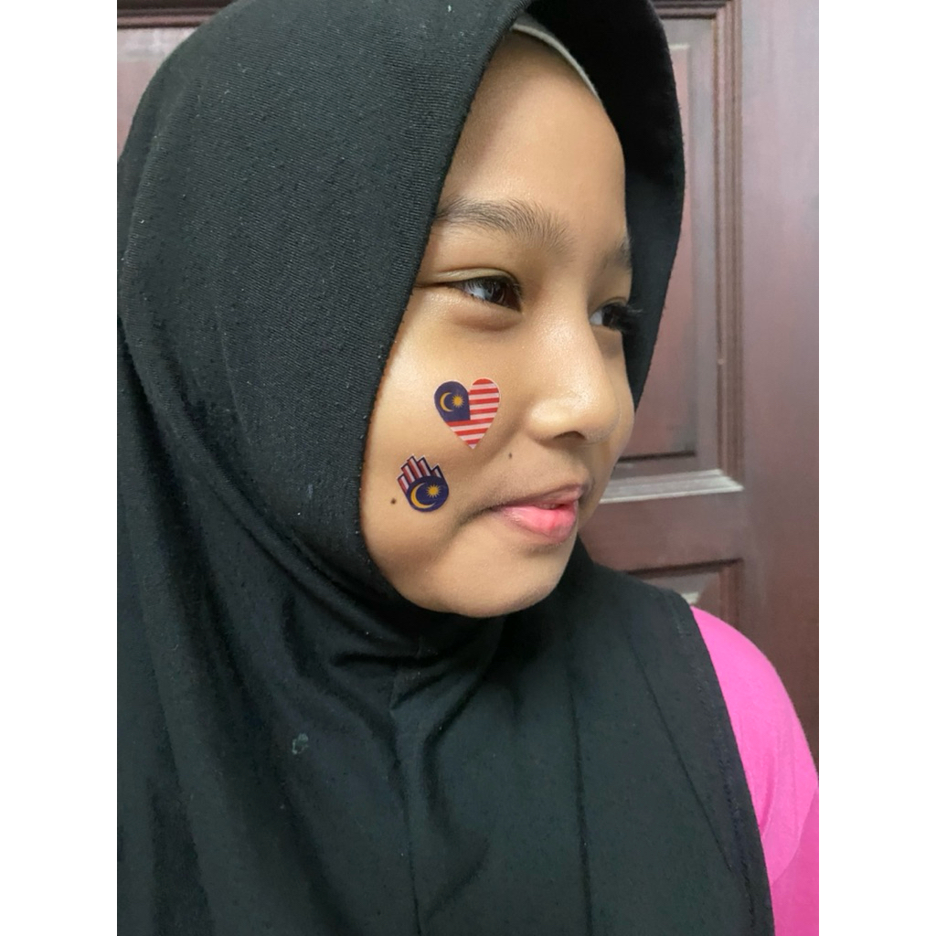 Sticker Merdeka Transparent (9 pcs/set) | Shopee Malaysia
