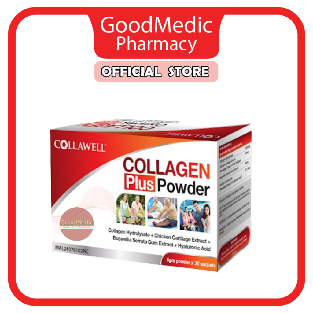 COLLAWELL® Collagen Plus Powder 6g ( 30 / 10 pek) New Formula Kesihatan ...