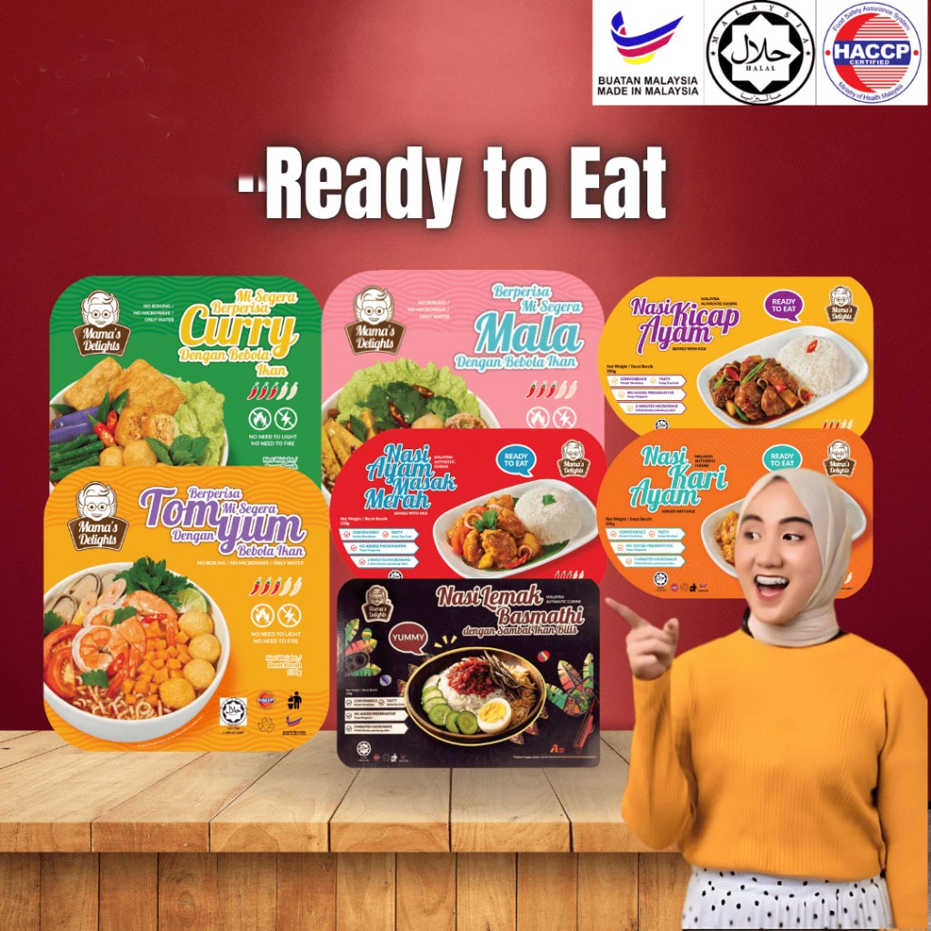 HALAL] Ready to Eat/Sedia makan RTE meal/Nasi/Mee Segera/Travel ...