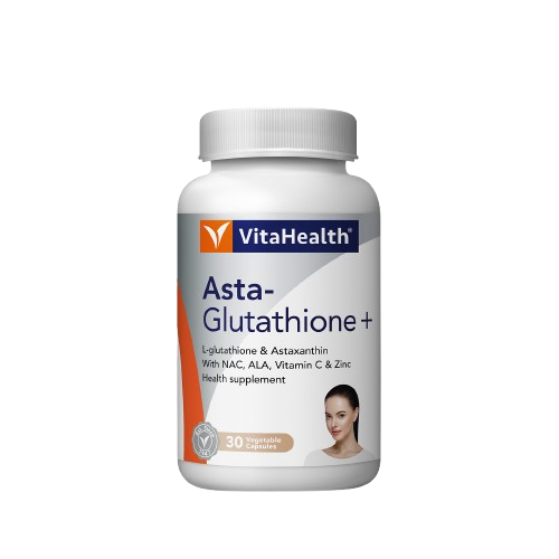 vitahealth asta-glutathione plus VITAHEALTH ASTA-GLUTATHIONE PLUS 30'S x 2 ( EXP DATE : 01/2027 )