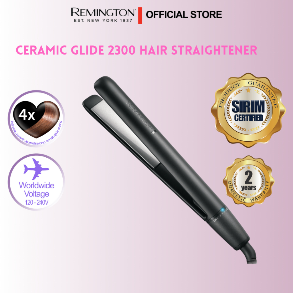 REMINGTON Ceramic Glide 230 Straightener S3700 Shopee Malaysia