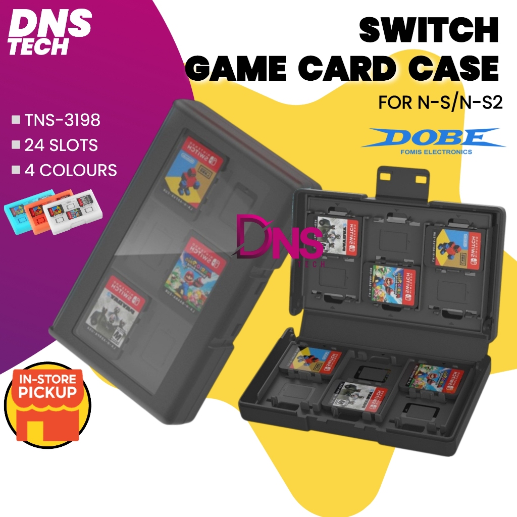 Bekas Kad Permainan DOBE Nintendo Switch V1 V2 Game Card Case 24 Slots ...