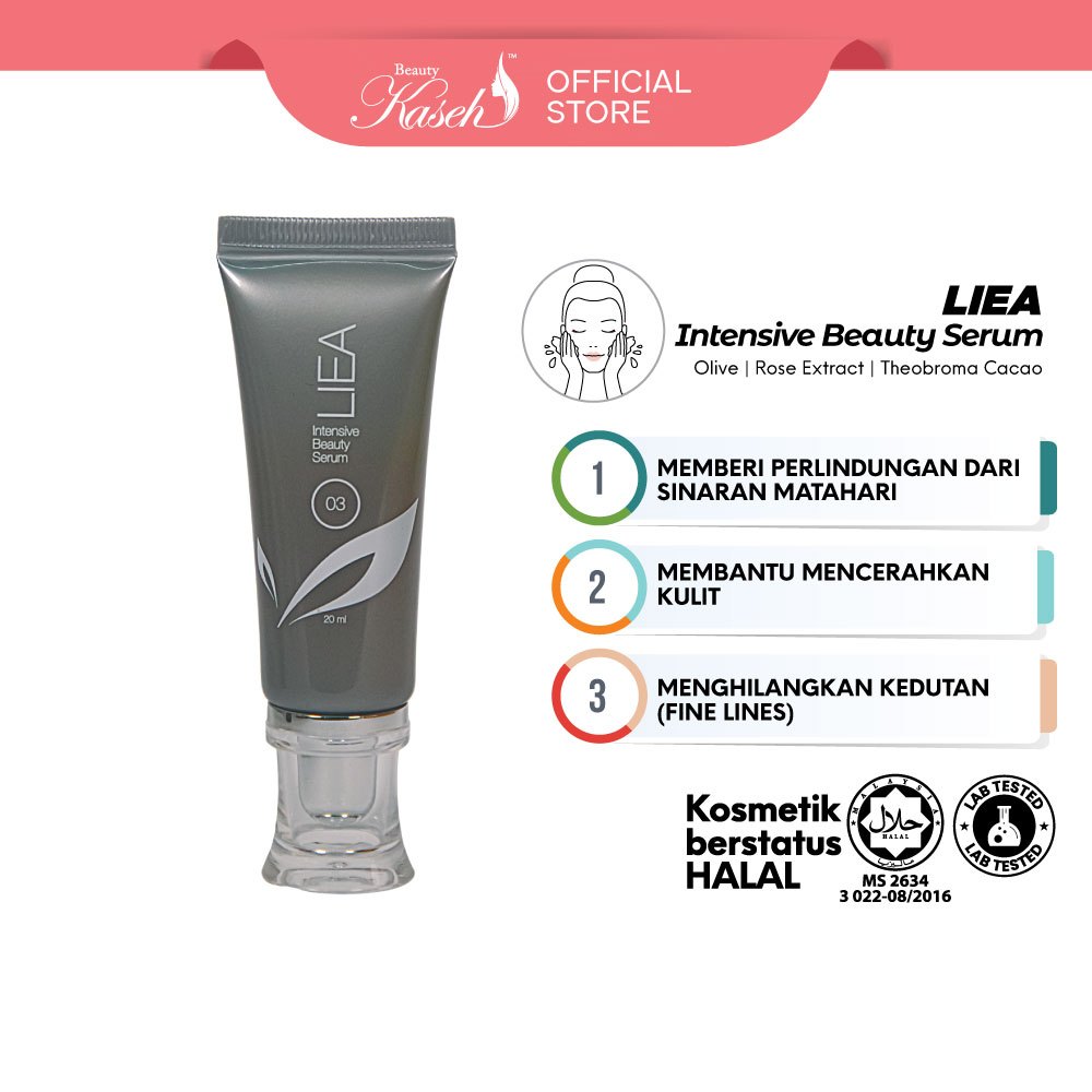 Kaseh Skincare - LIEA Intensive Beauty Serum | Kurangkan Kedutan, Parut ...