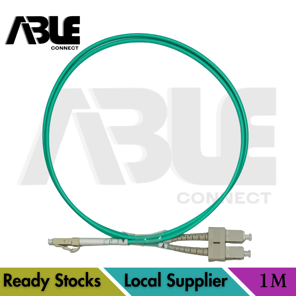 LC to SC OM3 Multi mode LC-SC LSZH 50/125 MM MMF Duplex SC/LC Multimode ...