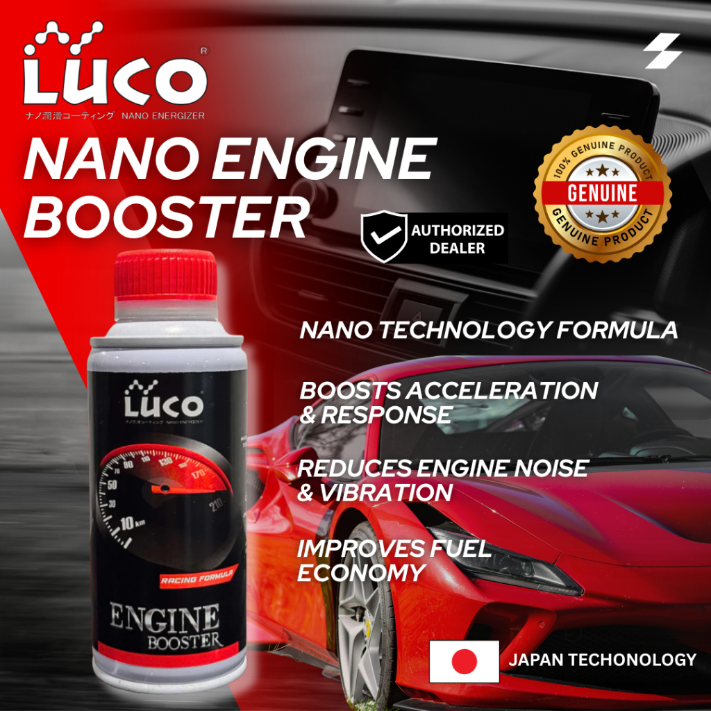LUCO NANO Engine Booster Racing Formula Engine Booster Oil 120ml ...
