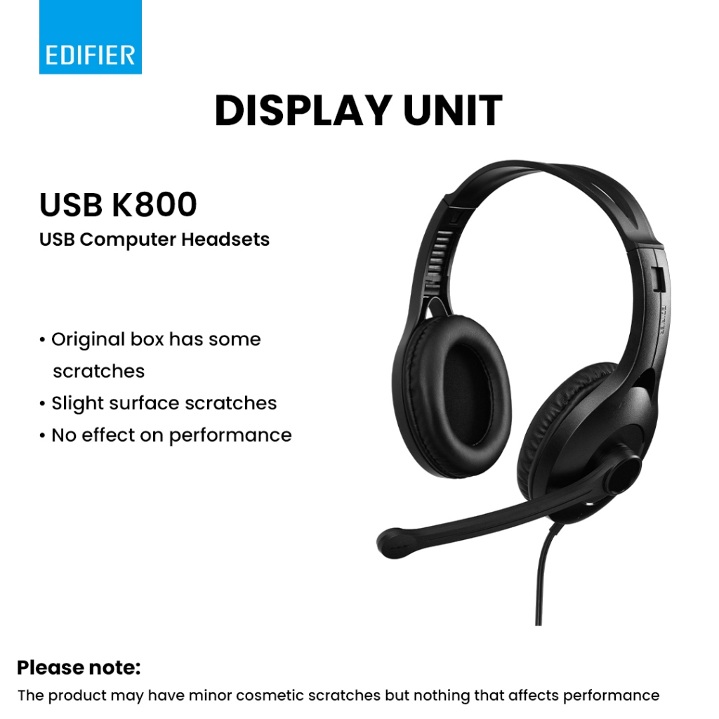 Edifier USB K800 [Display Unit - 384079356077] USB wired computer ...