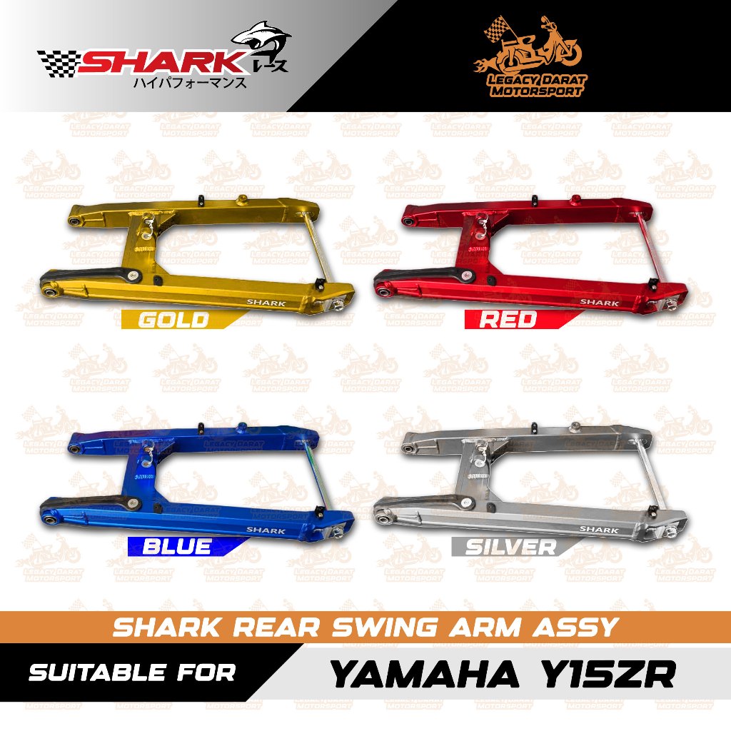 SHARK RACING REAR SWING ARM ASSY FOR YAMAHA Y15ZR | Shopee Malaysia