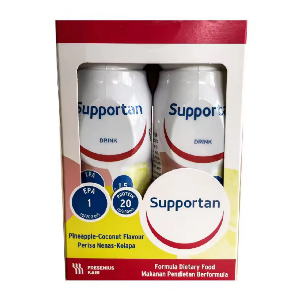 SUPPORTAN DRINK PINEAPPLE COCONUT [200ML- Pack of 4] | Shopee Malaysia