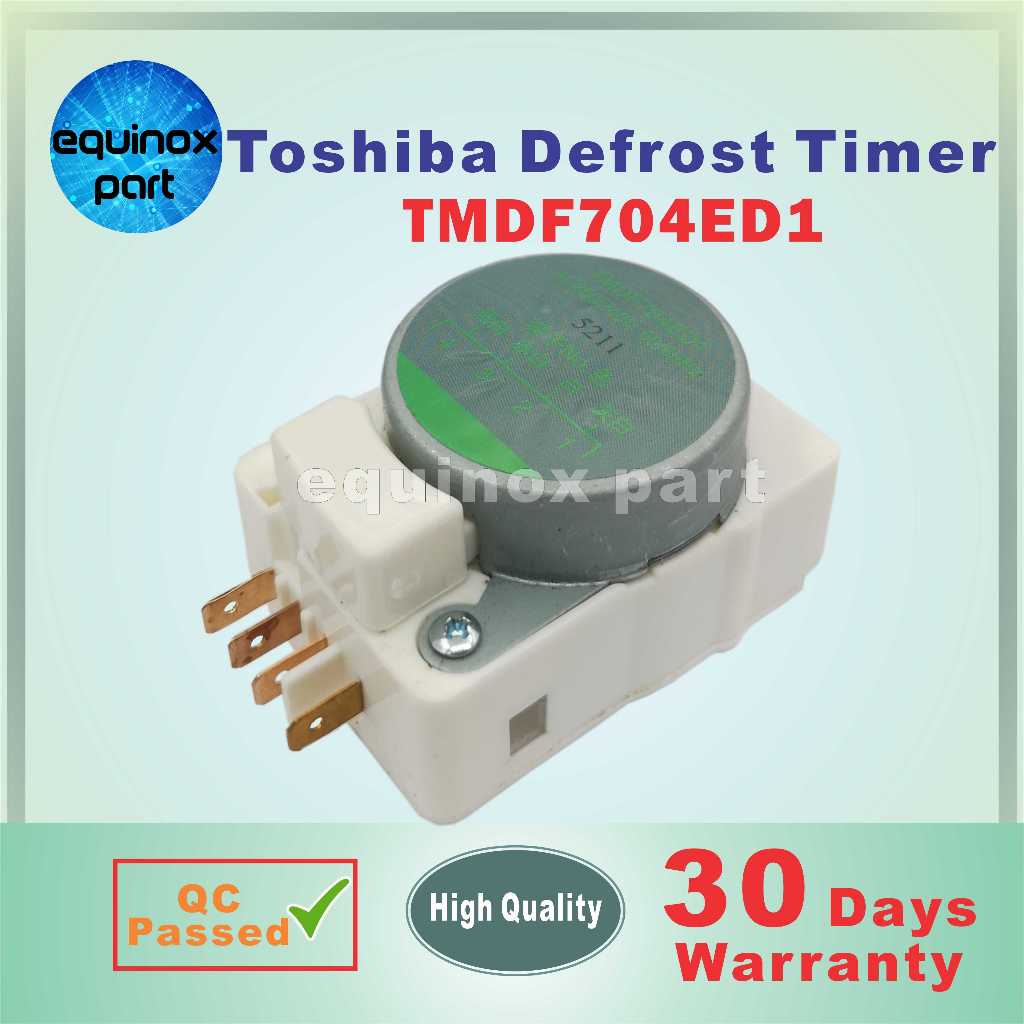 TMDF704ED1 Toshiba Fridge Refrigerator Defrost Timer | Shopee Malaysia