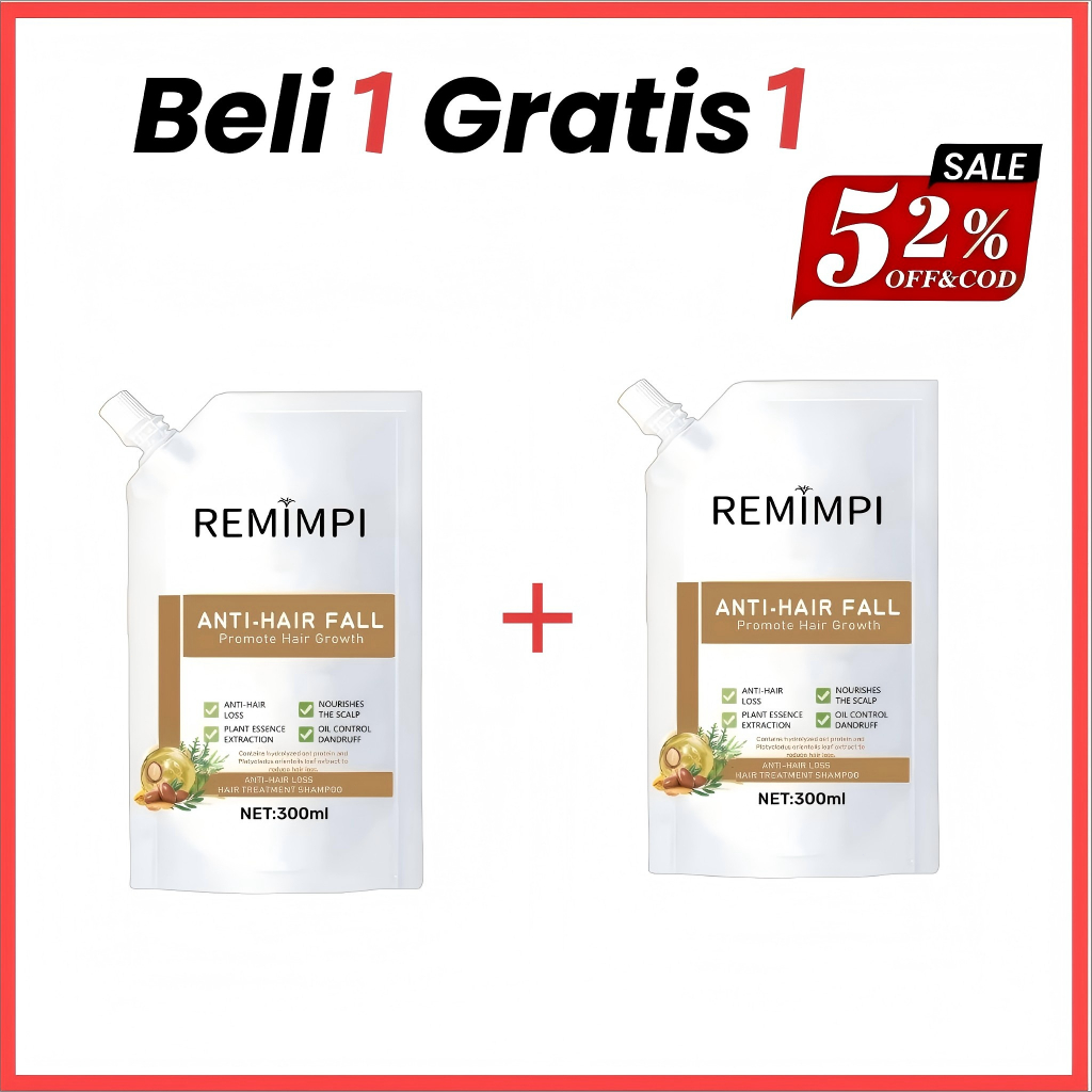 【Beli 1 Percuma 1】REMIMPI syampu anti-rambut gugur / syampu pertumbuhan ...