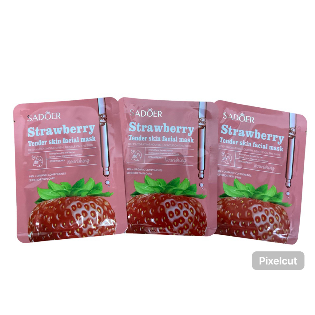 Sadoer Moisturizer Mask (Strawberry) | Shopee Malaysia