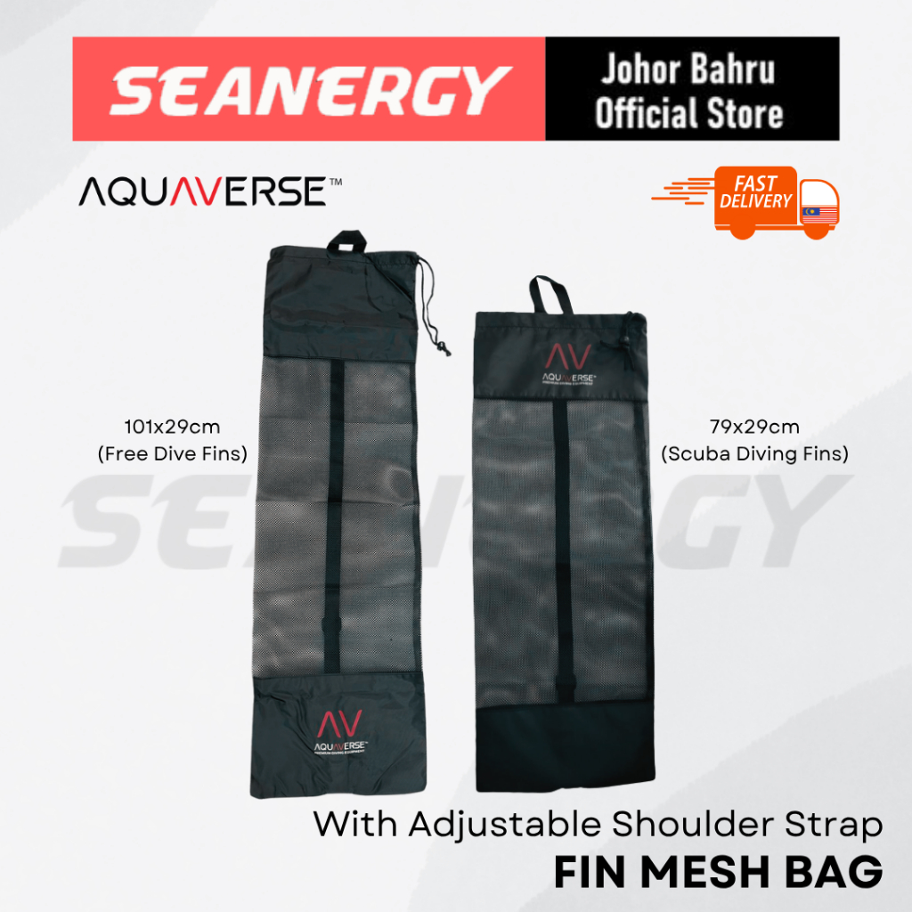 Sac Filet à Cordon Pour Plongée Snorkeling - Range Palmes Masque Tuba