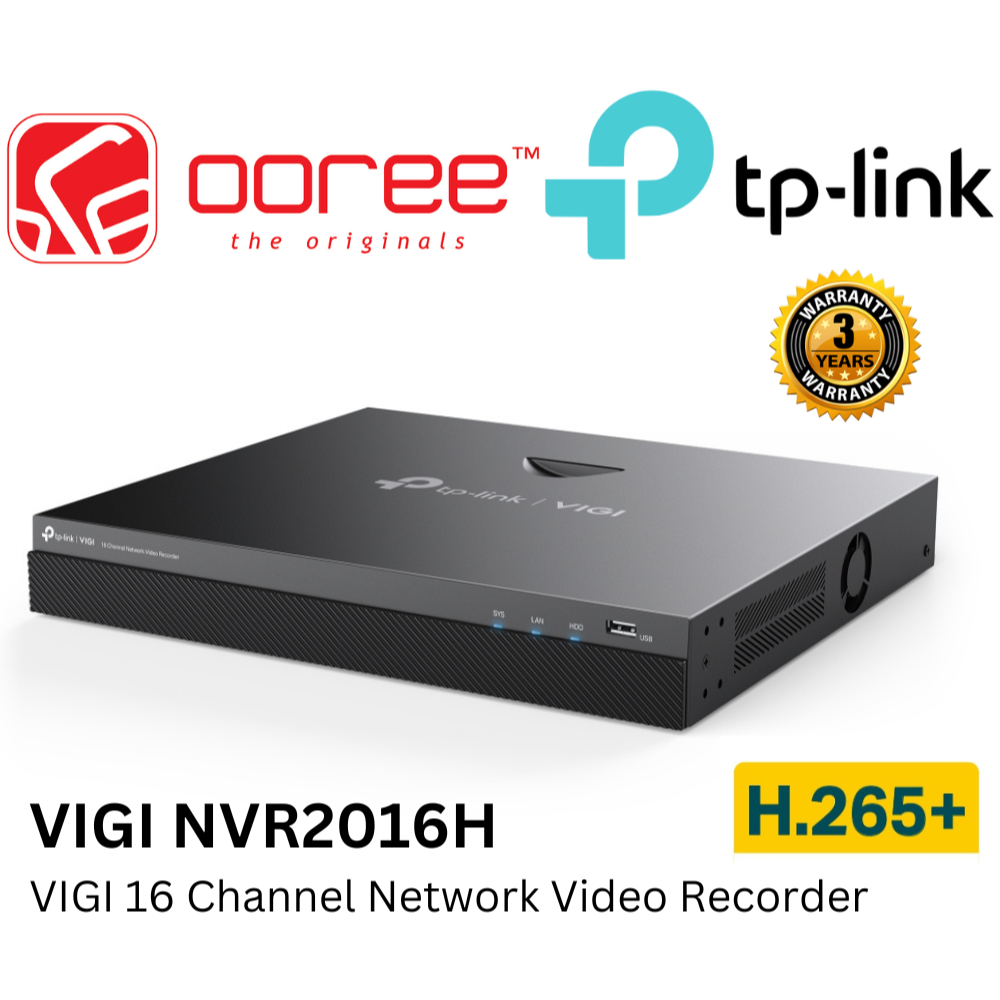 TP-LINK VIGI NVR2016H / VIGI NVR2016H-16P (90W POE+) / VIGI NVR2016H ...