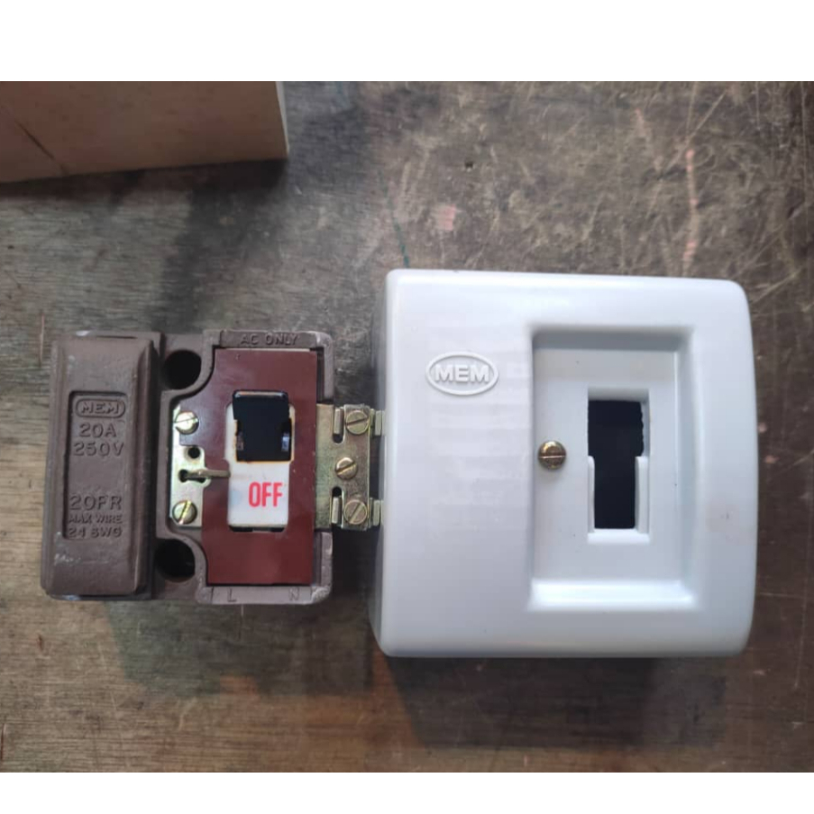 MEM SWITCH-FUSE 20A OLD TYPE (CLEAR STOCK) | Shopee Malaysia