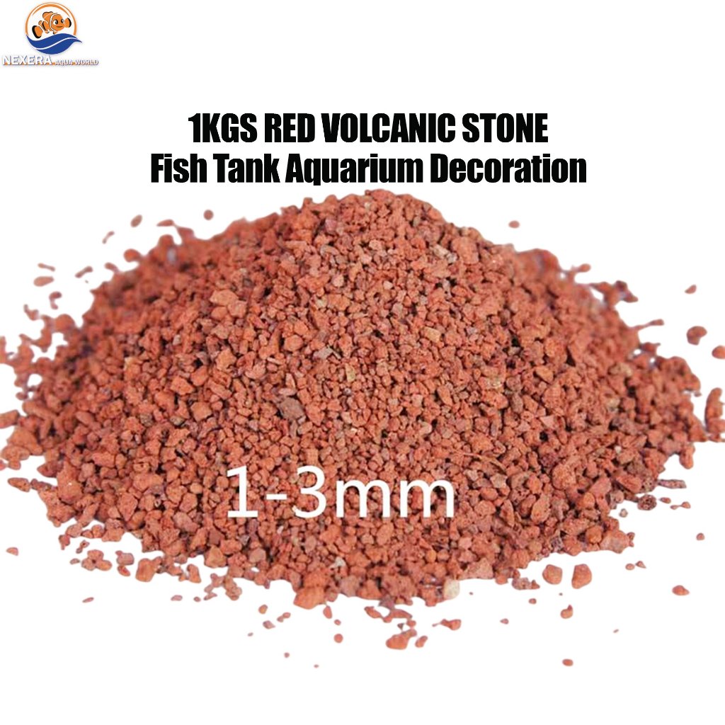 Premium 100% Natural Red Volcanic Stone – Premium Aquarium Substrate ...