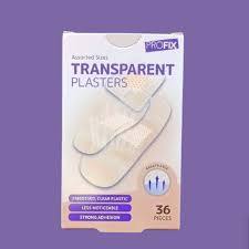 [PROFIX] TRANSPARENT ASSORTED PLASTERS 36'S | Shopee Malaysia