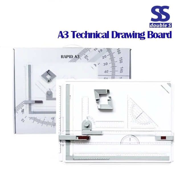 Rapid Drawing Board A3 Technical Drawing Board with Adjustable Set ...