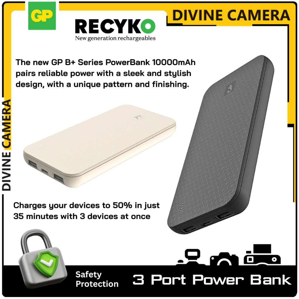 GP B+ Series PowerBank 10000mAh | Shopee Malaysia