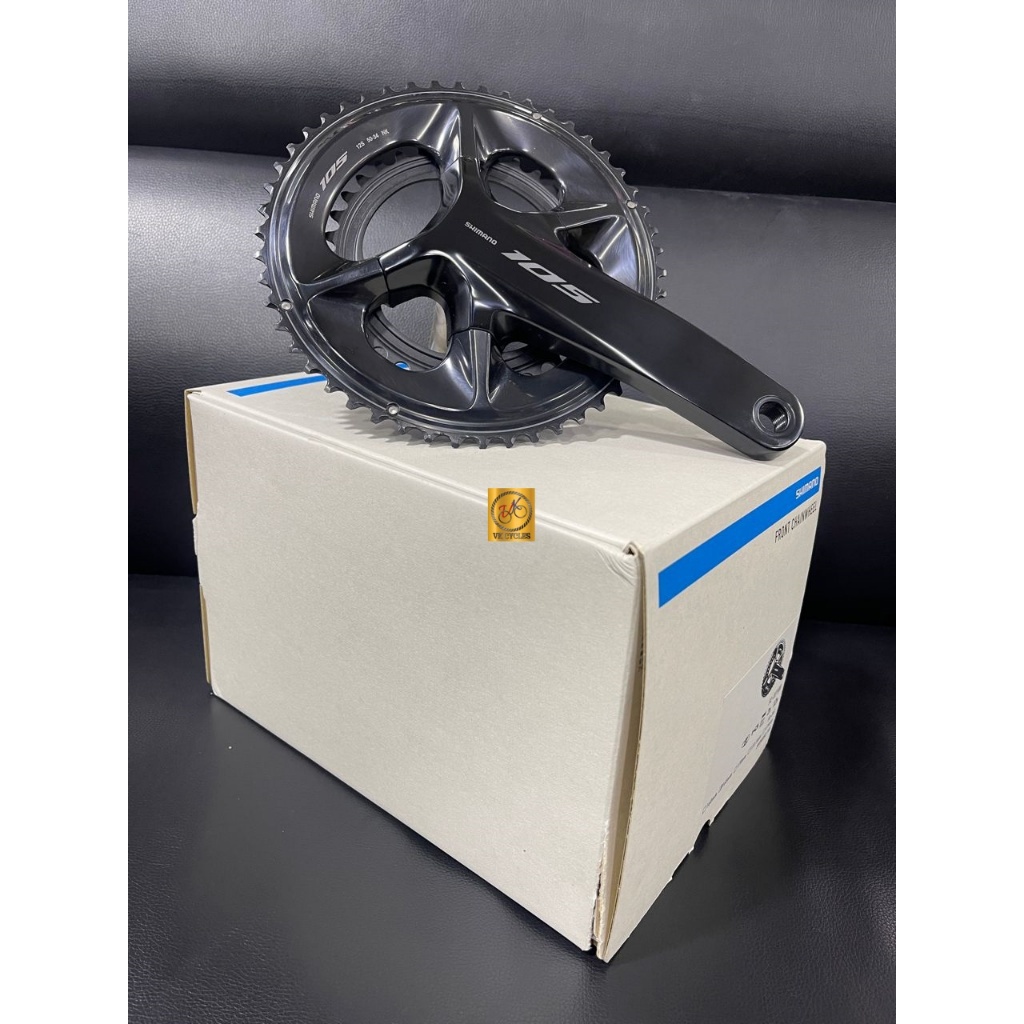 Shimano 105 FC-R7100 Crankset - 2x12 Speed, 50/34T, 160mm, For