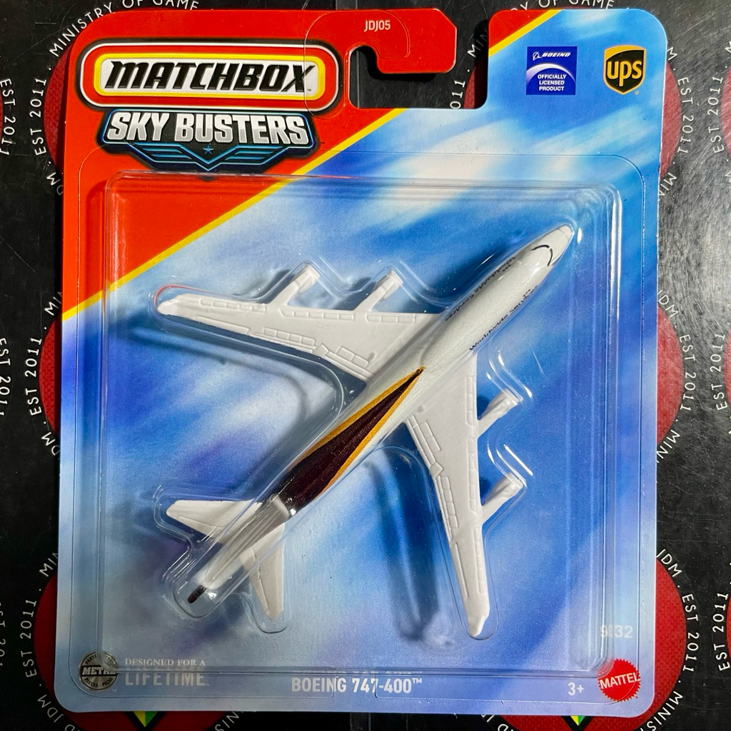 Matchbox Sky Busters UPS Boeing 747-400 | Shopee Malaysia
