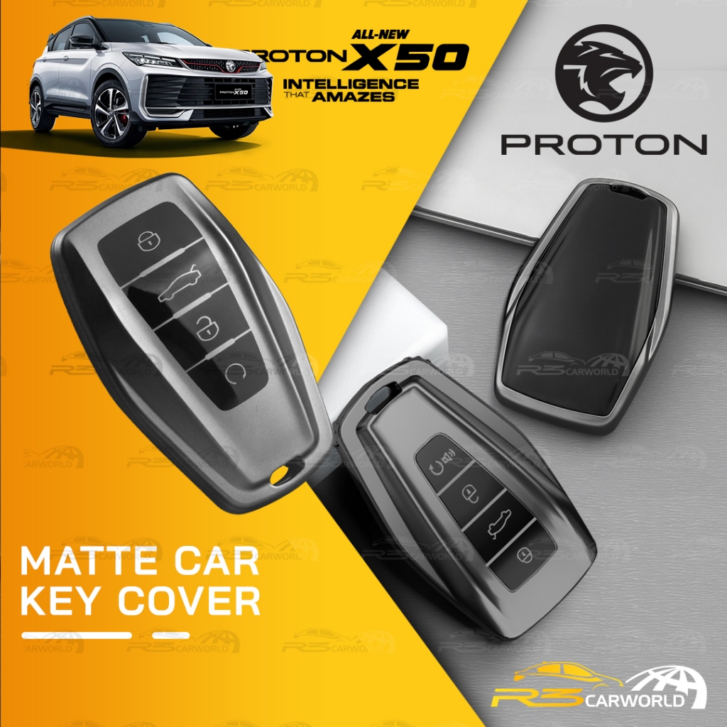 Proton X50 𝐀𝐥𝐥 𝐍𝐄𝐖 𝟐𝟎𝟐𝟓 Matte Key Cover Case Kunci Casing Car ...