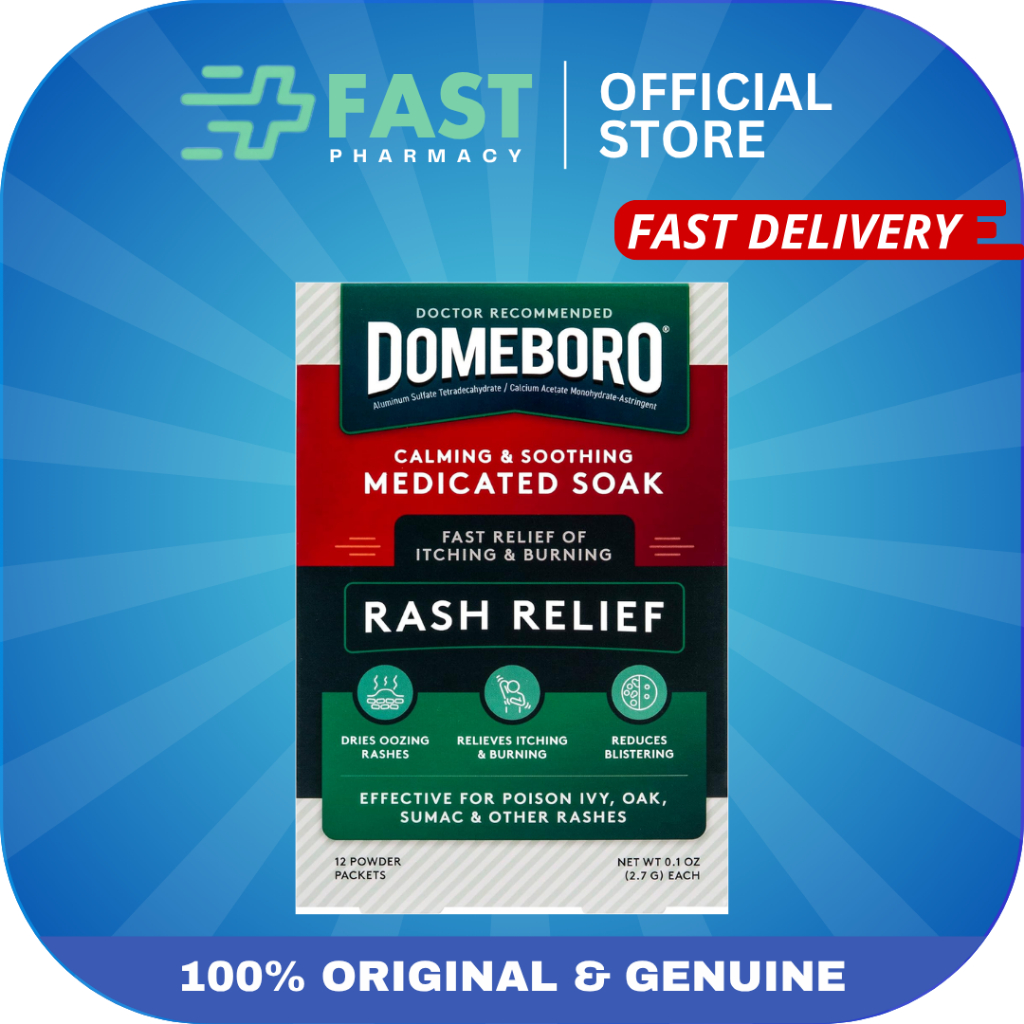 Domeboro Soak Rash Relief 12 Powder Packets | Shopee Malaysia