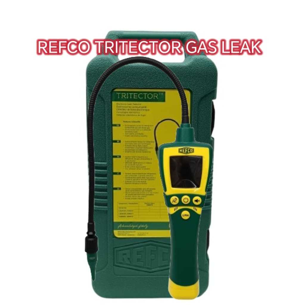 REFCO TRITECTOR & FIELDPIECE DR82 GAS LEAK DETECTOR REFRIGERANT PIPE ...
