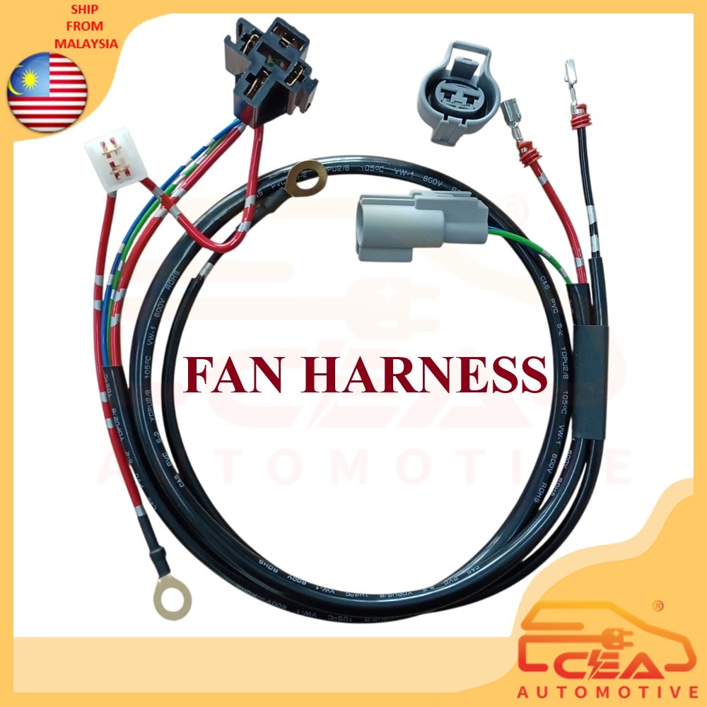 1METER PLUG AND PLAY WIRING HARNESS FOR DENSO RADIATOR FAN CABLE 9.5 ...