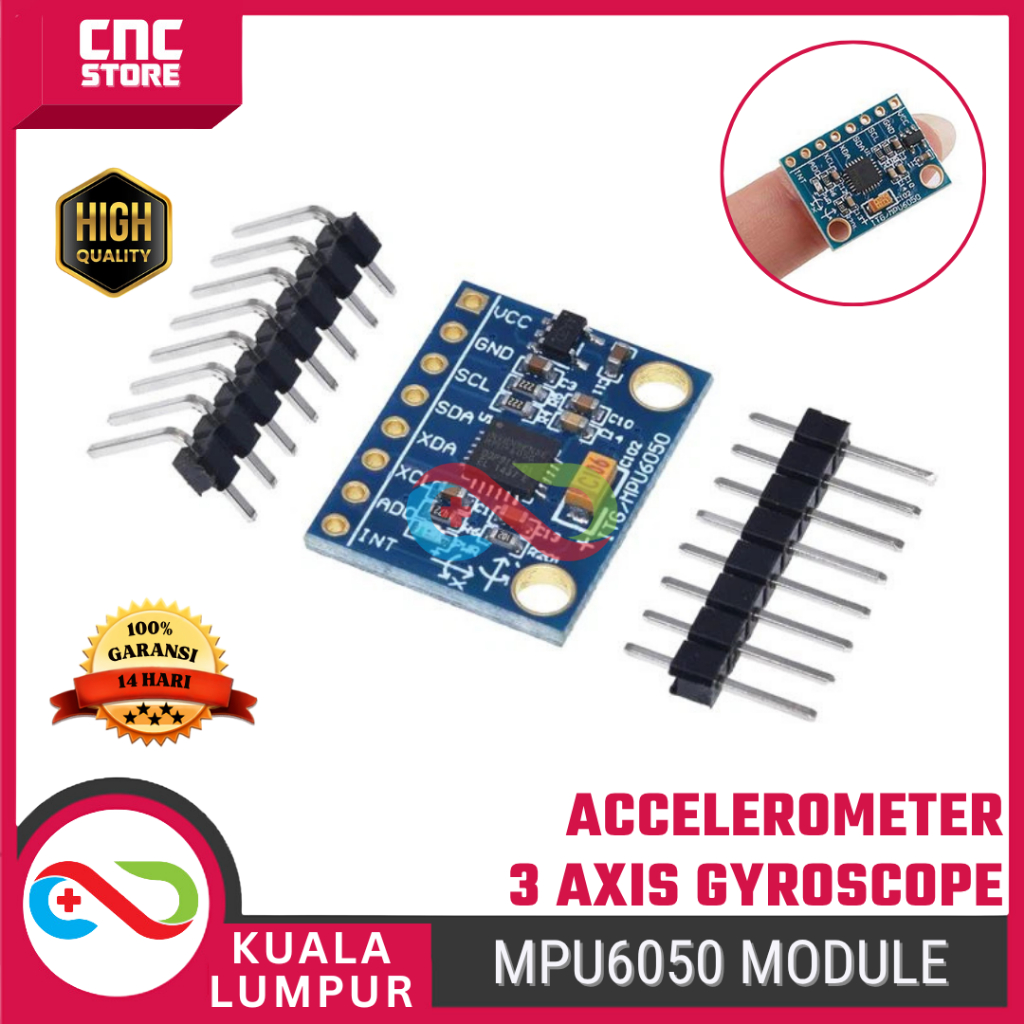 MPU6050 MPU-6050 3 AXIS ANALOG GYROSCOPE ACCELEROMETER MODULE | Shopee ...