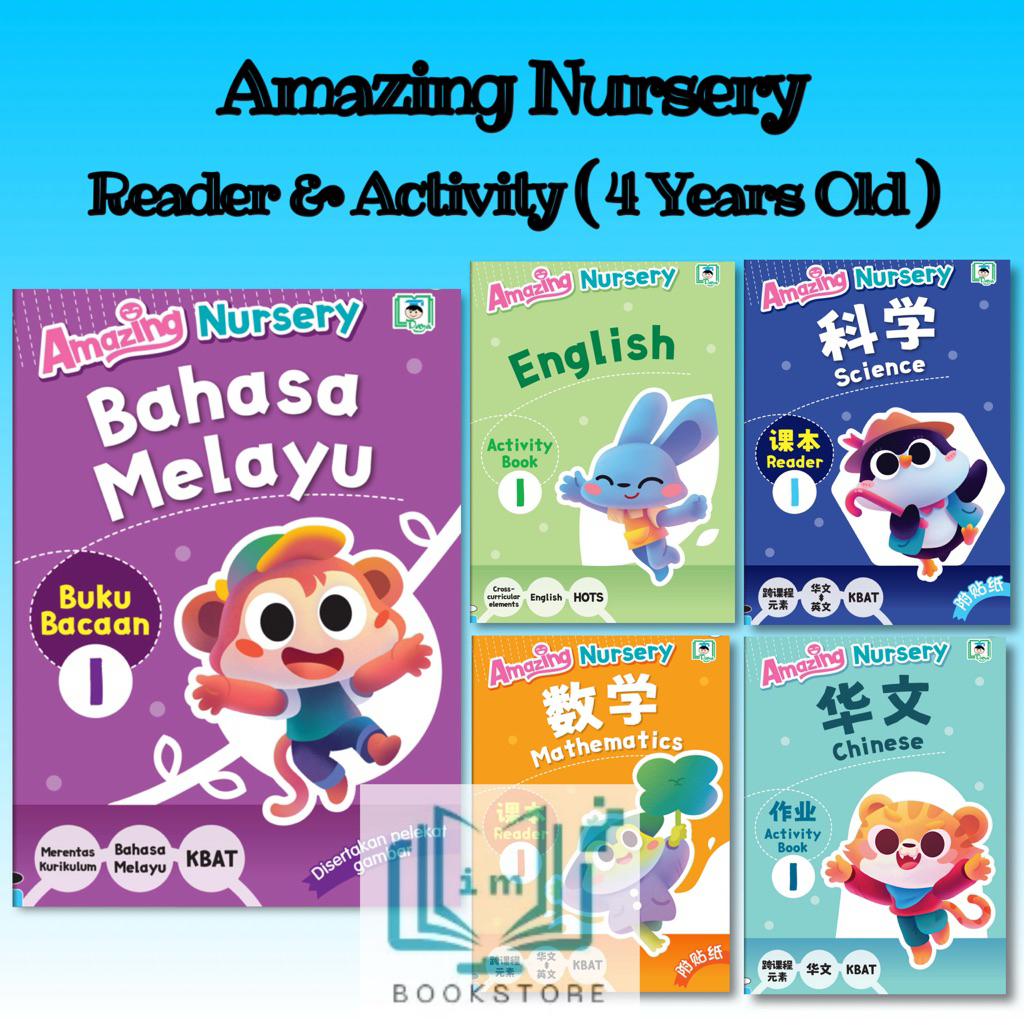 Daya • Amazing Nursery Reader & Activitiy ( Ages 4 Years Old ) | Shopee ...