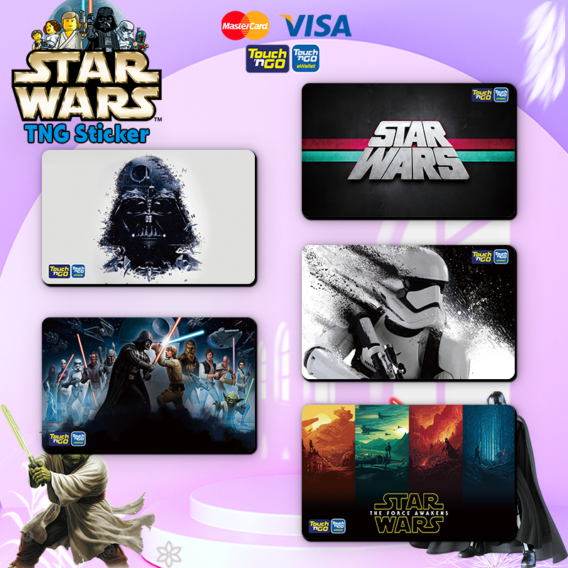 Star War TNG Pelekat - Tng Touch N Go/Bank kad pelekat pelindung (Beli ...