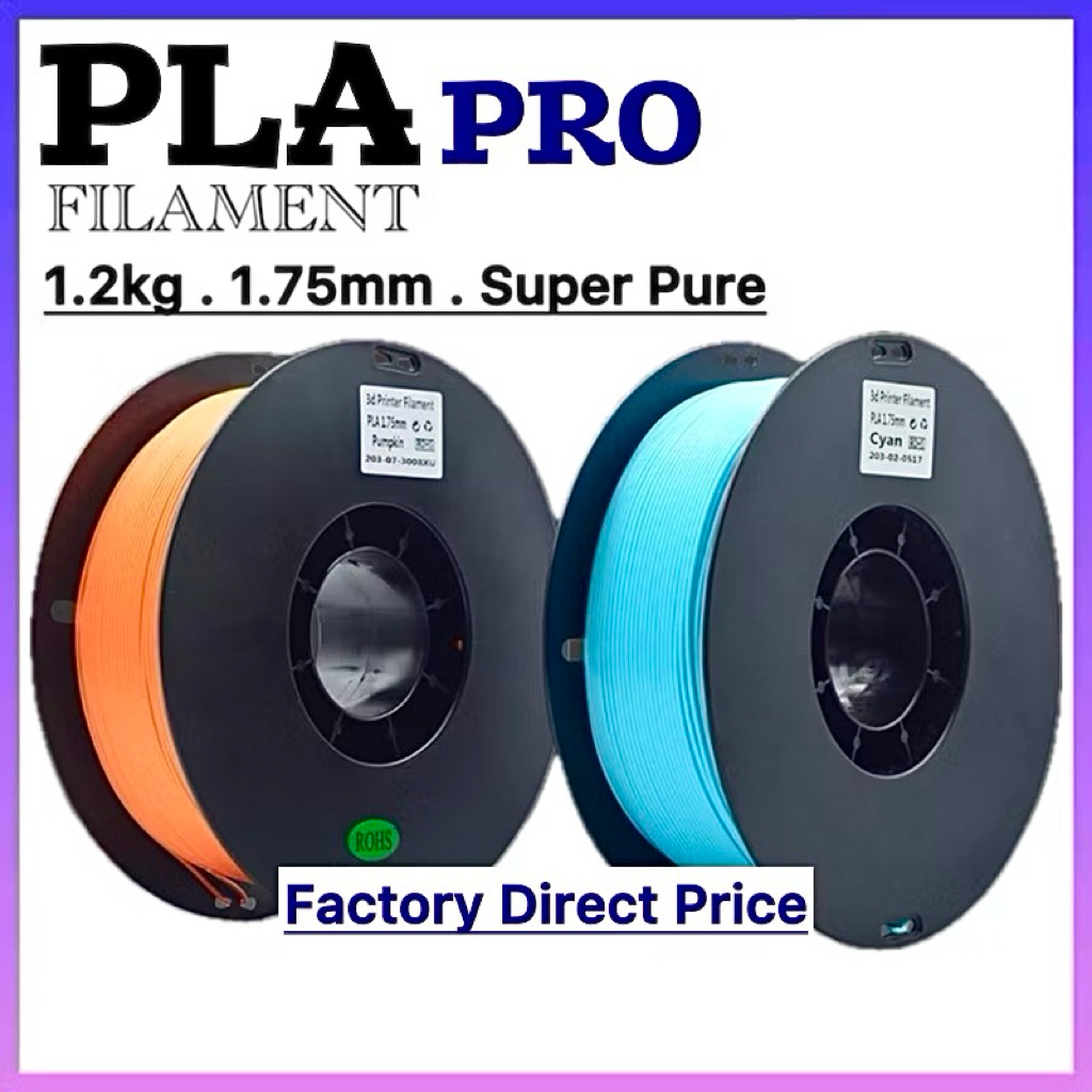 PLA Pro/ PLA 3D Filament 1.75mm 1.2KG(Super Pure Filament)Bambu Lab AMS ...