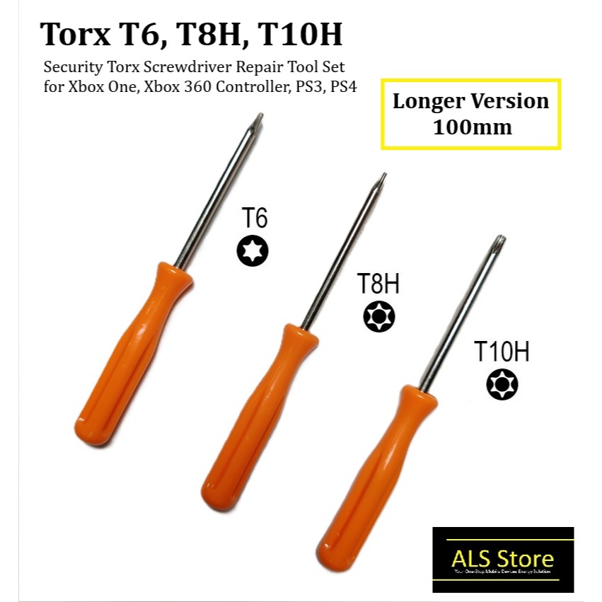 Security Torx T6 T8H T10H Screwdriver Repair Tool Set for Xbox One Xbox ...