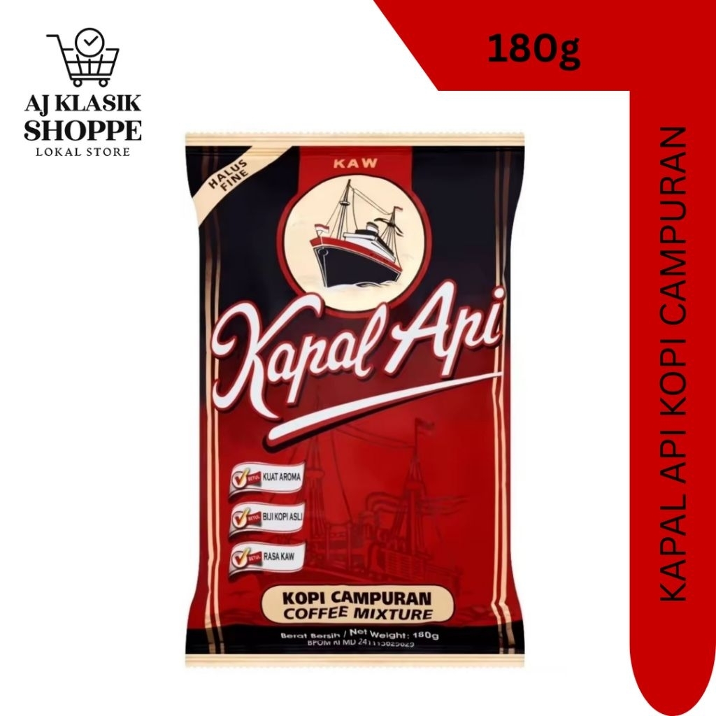 Kapal Api Kopi Halus Fine Kaw 158g | Shopee Malaysia